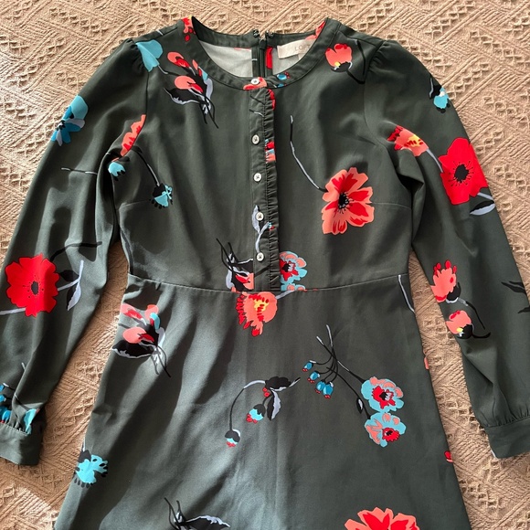 Loft Floral Dress - long sleeve - Picture 1 of 5